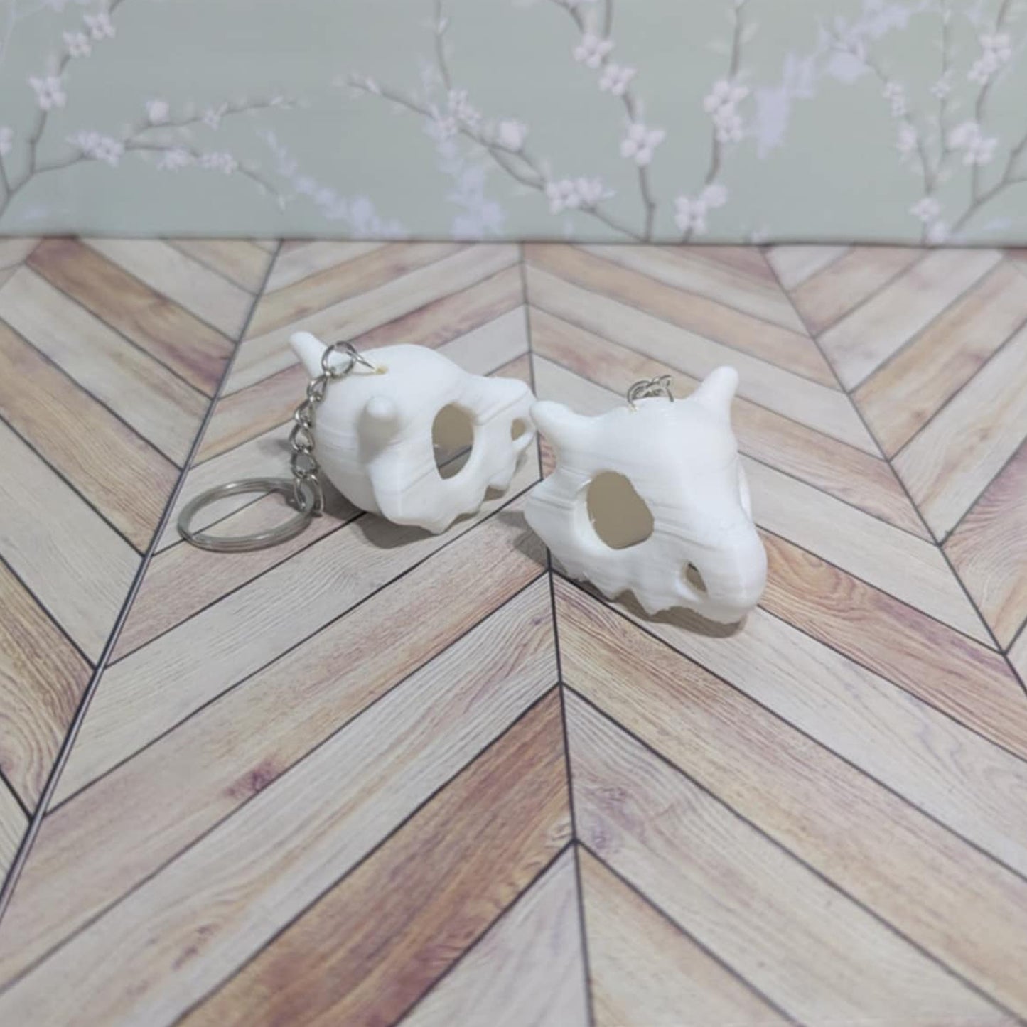 Cubone inspired keychain