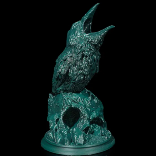 The Dice Roller of Whispering Fate - Raven on Skull Dice Roller