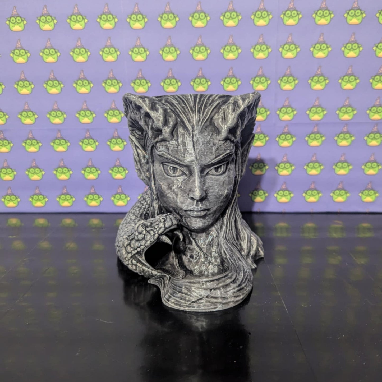 Infernal Gambit Demon Woman Can Holder Dice Tower