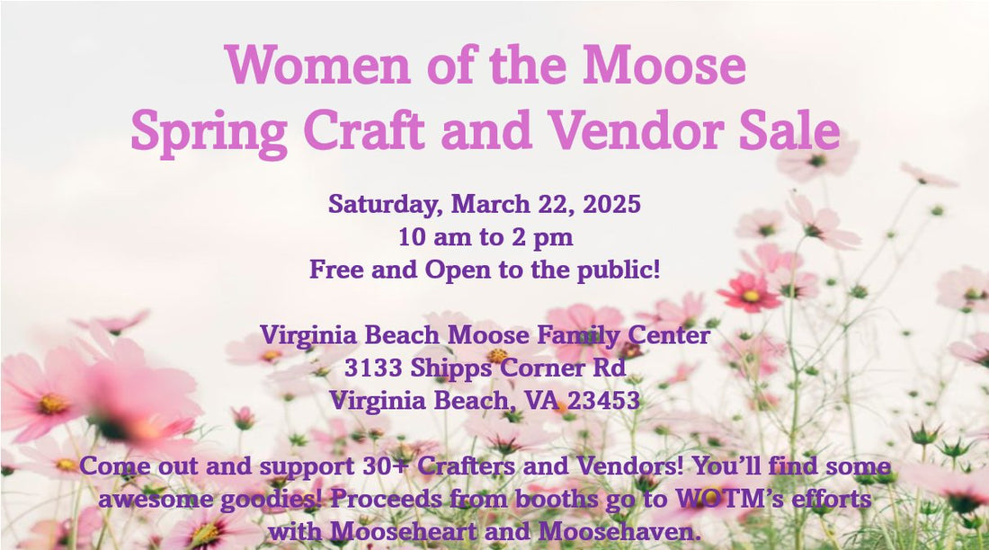 WOTM Spring Craft and Vendor Sale