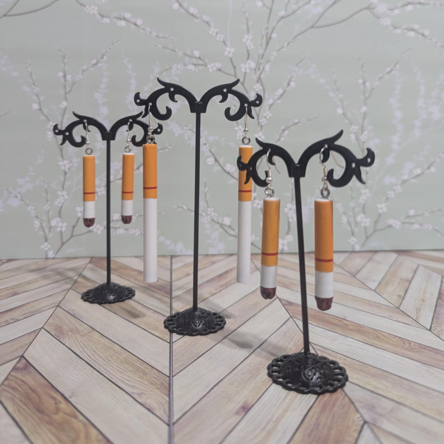 Novelty Cigarette Earrings