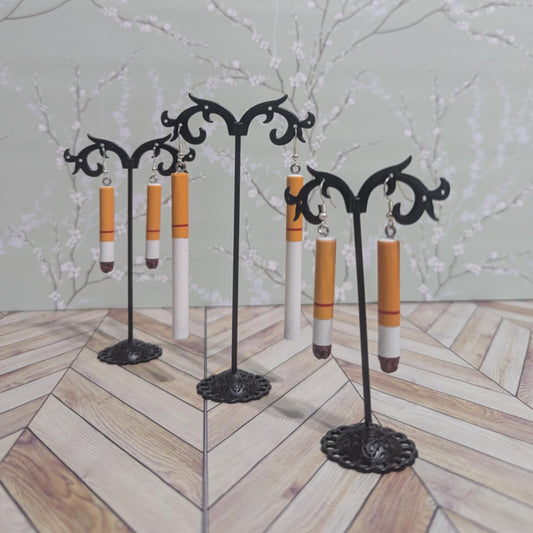 Novelty Cigarette Earrings