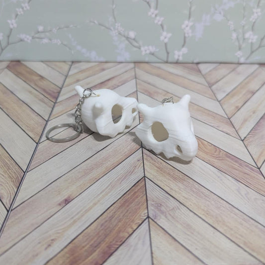 Cubone inspired keychain