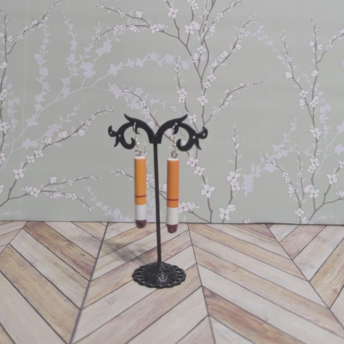 Novelty Cigarette Earrings