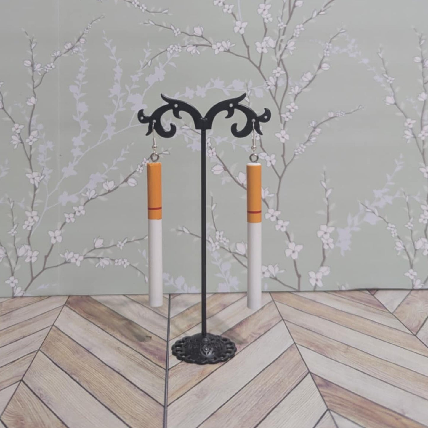 Novelty Cigarette Earrings