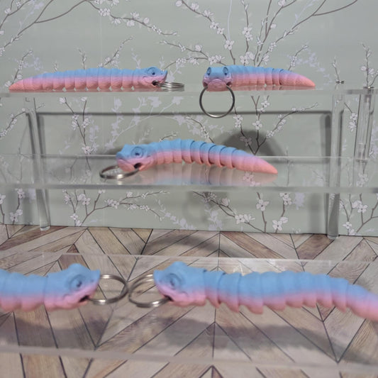 Flexi Hog Nose  Snake Keychain