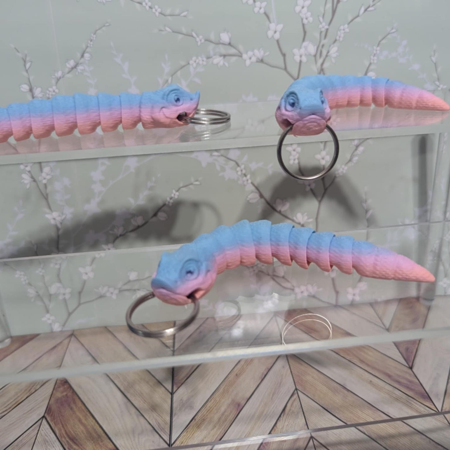 Flexi Hog Nose  Snake Keychain