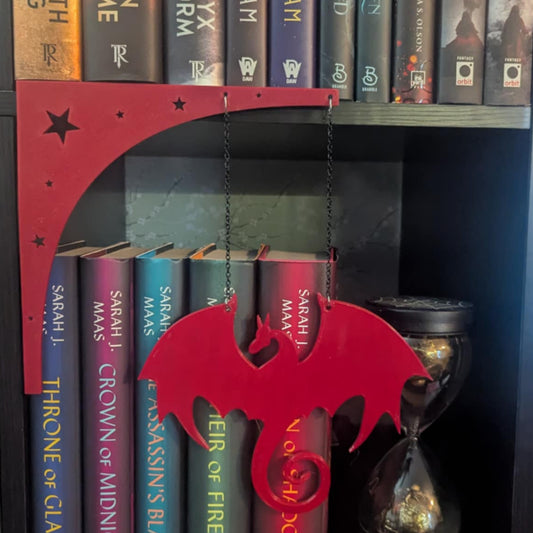 Fantasy Dragon Book Shelf Decoration