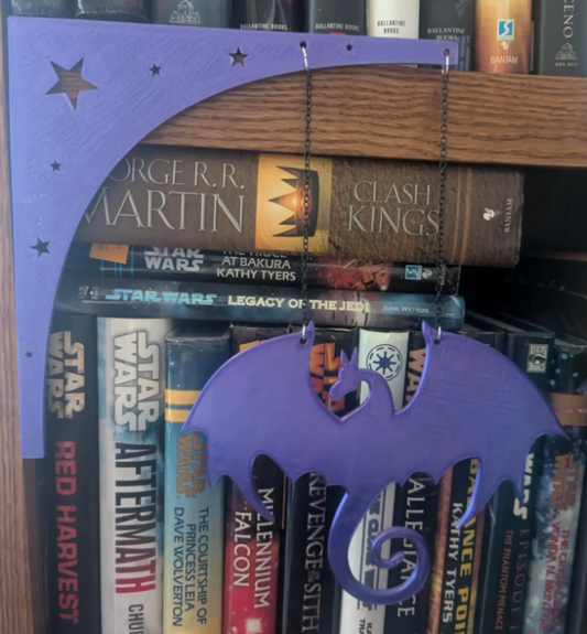 Fantasy Dragon Book Shelf Decoration