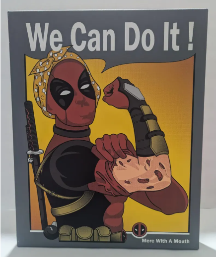 Wade the Riveter 11 x 14 Printed Canvas Wall Art