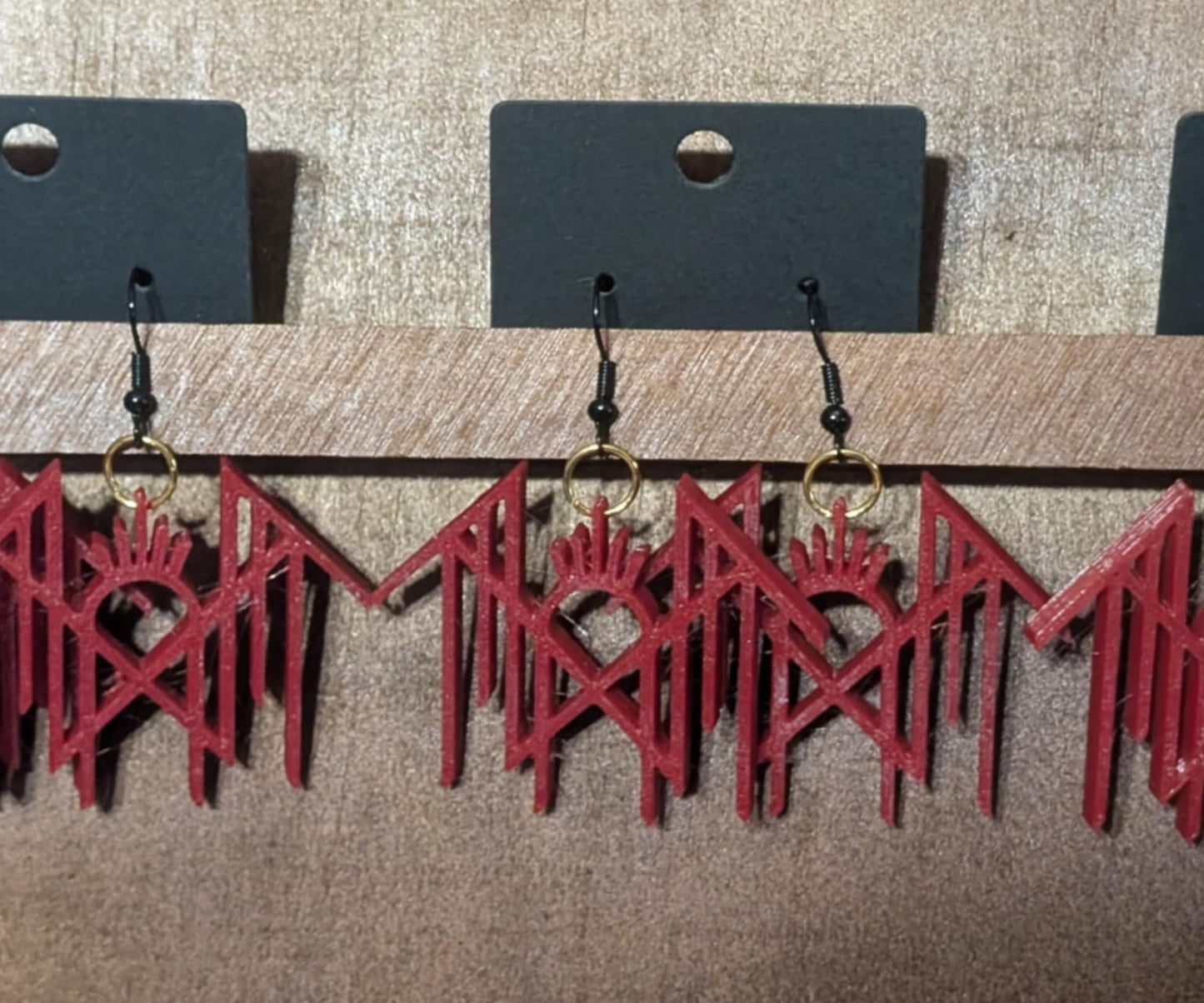 Sleep Token Fan Earrings
