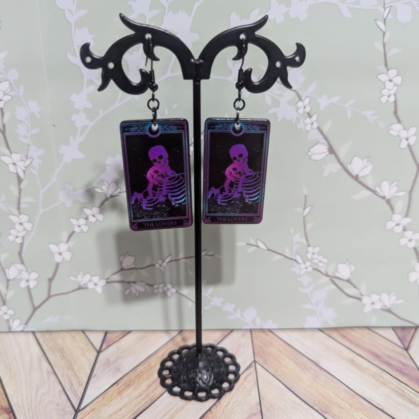 Tarot Card Fish Hook Earrings