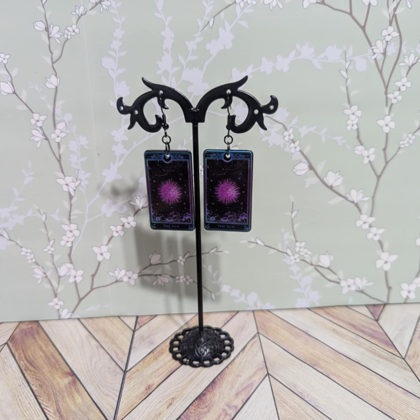 Tarot Card Fish Hook Earrings