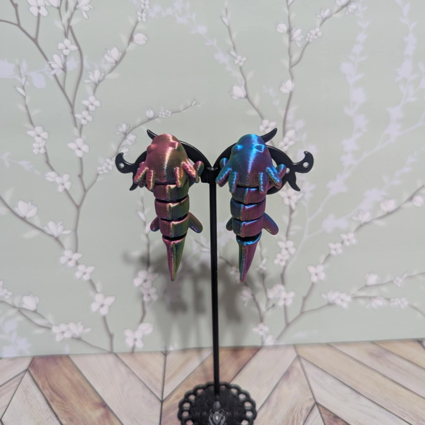 Flexi Axolotl Stud Earrings